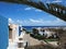 Luxury view of greek village on Crete tropical minoan style arch