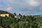 Luxury villa in Tuscany, famous vineyard in Italy