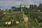 Luxury villa in Tuscany, famous vineyard in Italy