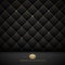Luxury vip black and gold leather background