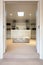 Luxury walk in wardrobe or dressing room in a domestic home or house