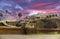 Luxury Waterfront Mansion and Dramatic Sunset Sky La Jolla Shores San Diego