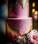 Luxury wedding cake, exclusive high-end design, beautifully decorated professional multi tier premium cake as main