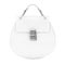 Luxury White Leather Women Bag. 3d Rendering