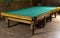 Luxury wooden pool tables in the room