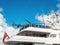 Luxury yacht in Barcelona Marine Yacht port
