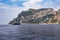 Luxury yacht at Marina Piccola on Capri Island