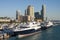 Luxury yachts at the Miami Beach Marina