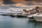 Luxury yachts moored in Puerto Banus marina, Spain.