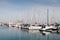 Luxury Yachts resting at Larnaca marina