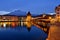 Luzern Chapel Bridge at dusk