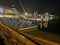 Luzern lake shore at night