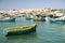 Luzzu boats harbor marsaxlokk malta