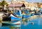 Luzzu famous fishing boats in Marsaxlokk - Malta