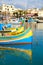 Luzzu fishing boats in Marsaxlokk - Malta