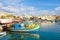 Luzzu fishing boats in Marsaxlokk - Malta