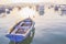 Luzzu, traditional maltese eyed boats, Marsaxlokk bay