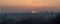 Lviv panorama at sunset
