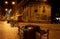 Lviv street at night