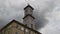 Lviv Town Hall time lapse with overcast windy cloudscape