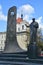 LVIV UKRAINE 09 09 17: Monument of Taras Hryhorovych Shevchenko was a Ukrainian poet, writer, artist, public and political figure,