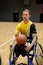 Lviv, Ukraine, April 29th 2023, Invictus Games. Wheelchair basketball of the Invictus Games, an international sporting event for
