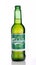 LVIV, UKRAINE - June 16, 2020: Carlsberg pilsner beer in a bottle white background