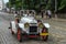 LVIV, UKRAINE - JUNE 2018: Old vintage retro car convertible Buick rides down the city street