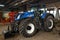LVIV UKRAINE MARCH 16 2018: Tractor New Holland T7 Series T7.315. Space for text. New Holland Machine Company was founded in 1895