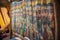 Lviv, Ukraine - September 30, 2016: Prayer murals with the faces of saints