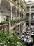 LVIV, UKRAINE â€“ July 6, 2019: Italian courtyard. Balconies, terraces with arches and columns in Italian style. Outdoor
