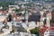 Lvov city from height