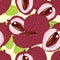 Lychee seamless pattern