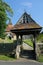 Lychgate. The Church of The Holy Cross, Bignor, Sussex, UK