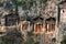 Lycian rock-cut tombs