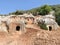 Lycian tombs. The ancient city of Demre-Mira. Turkey. Tombs in the rock. Myra Antik Kenti