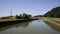 Lydney harbour Gloucestershire England uk on the west bank of the River Severn close to the Forest of Dean and Wye valley pan