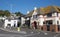 Lyme Regis Dorset England UK a seafront pub on a beautiful calm still day on the English Jurassic Coast