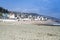 Lyme regis sandy beach dorset uk