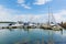 Lymington marina Hampshire England uk on the Solent ner the New Forest