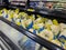 Lynnwood, WA USA - circa October 2022: Close up view of large Butterball Thanksgiving turkeys for sale inside a QFC grocery store