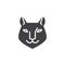 Lynx head vector icon