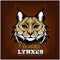 Lynxes - vector emblem.