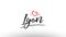 lyon europe european city name love heart tourism logo icon design