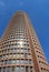 Lyon, France - August 16, 2018:Modern high skyscraper called Part-Dieu Tower