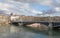 Lyon, Lafayette bridge over the river Rhone