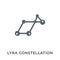 Lyra Constellation icon from Astronomy collection.