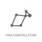 Lyra Constellation icon. Trendy Lyra Constellation logo concept