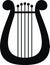 Lyre - symbol of music and arts