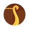 Lyric harp. Lyre